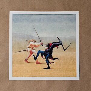 The Stand 12" x 12" Poster Print - Stephen King Book Art Final Battle Armageddon